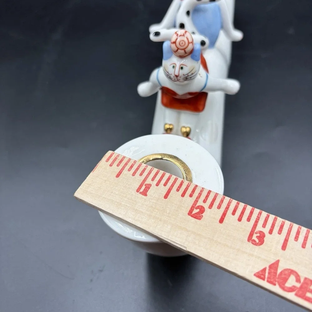 Vtg Villeroy‎ & Boch Benedikt Functional World Cat Candle Holder Candelabra Rare